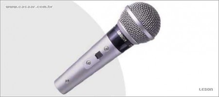 Microfones com fio Leson